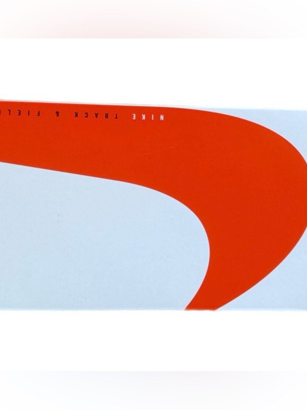 Nike Orange-Red Swoosh Graphic Sneaker Boxes